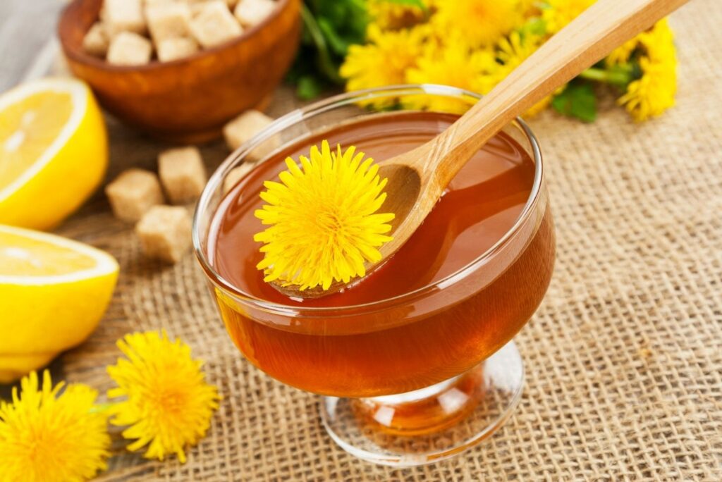 Dandelion Jelly Recipe - Medicinal Wildflower Jelly Recipes & How to Use Them - NaturalTreatment.com- MyNaturalTreatment.com