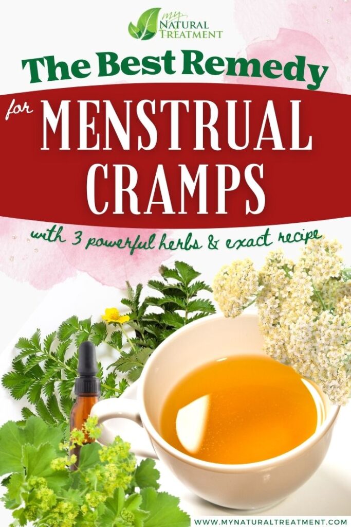 Most Powerful Natural Remedy for Menstrual Cramps with 3 Herbs - MyNaturalTreatment.com