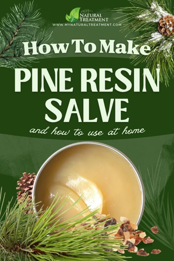 Pine Resin Salve Recipe and How to Use - MyNaturalTreatment.com - MyNaturalTreatment.com