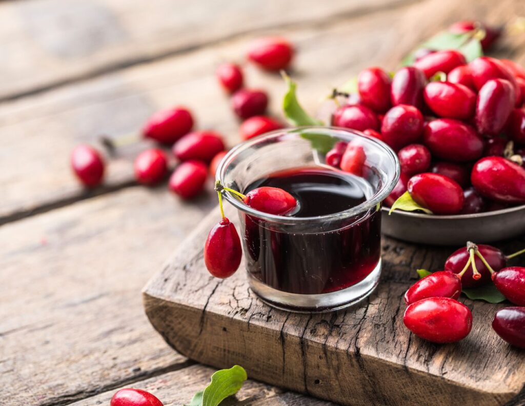 How to Make Cornelian Cherry Tincture - Cornelian Cherry Tincture Recipe - MyNaturalTreatment.com